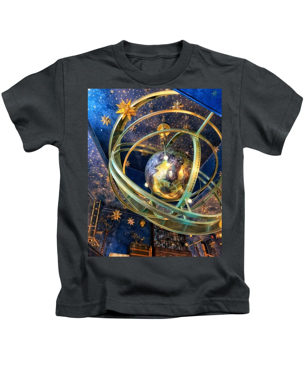 Armillary Sphere - Kids T-Shirt – Kristina Schmolzi Fine Art