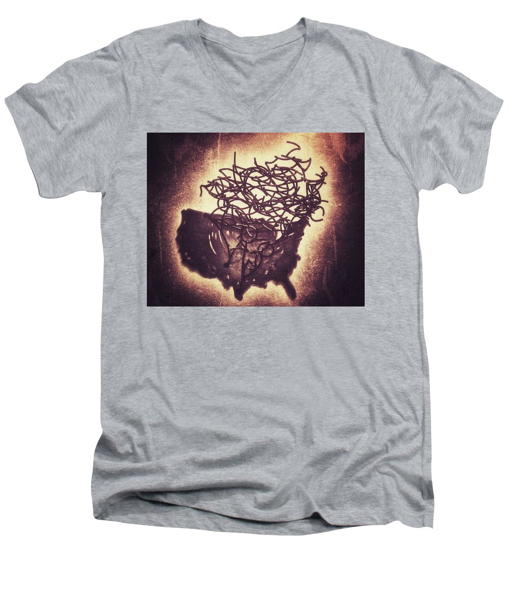 Chaos in the US - Men's V-Neck T-Shirt