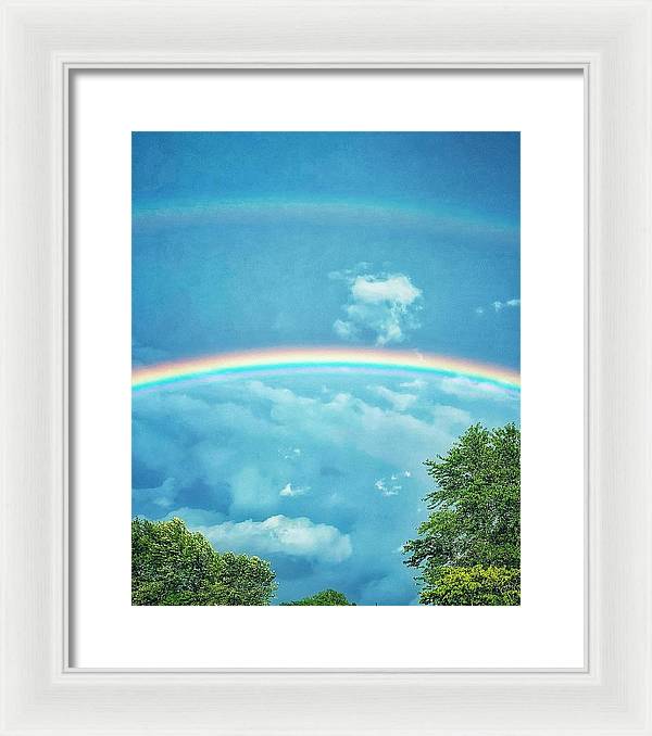Double Rainbow - Framed Print