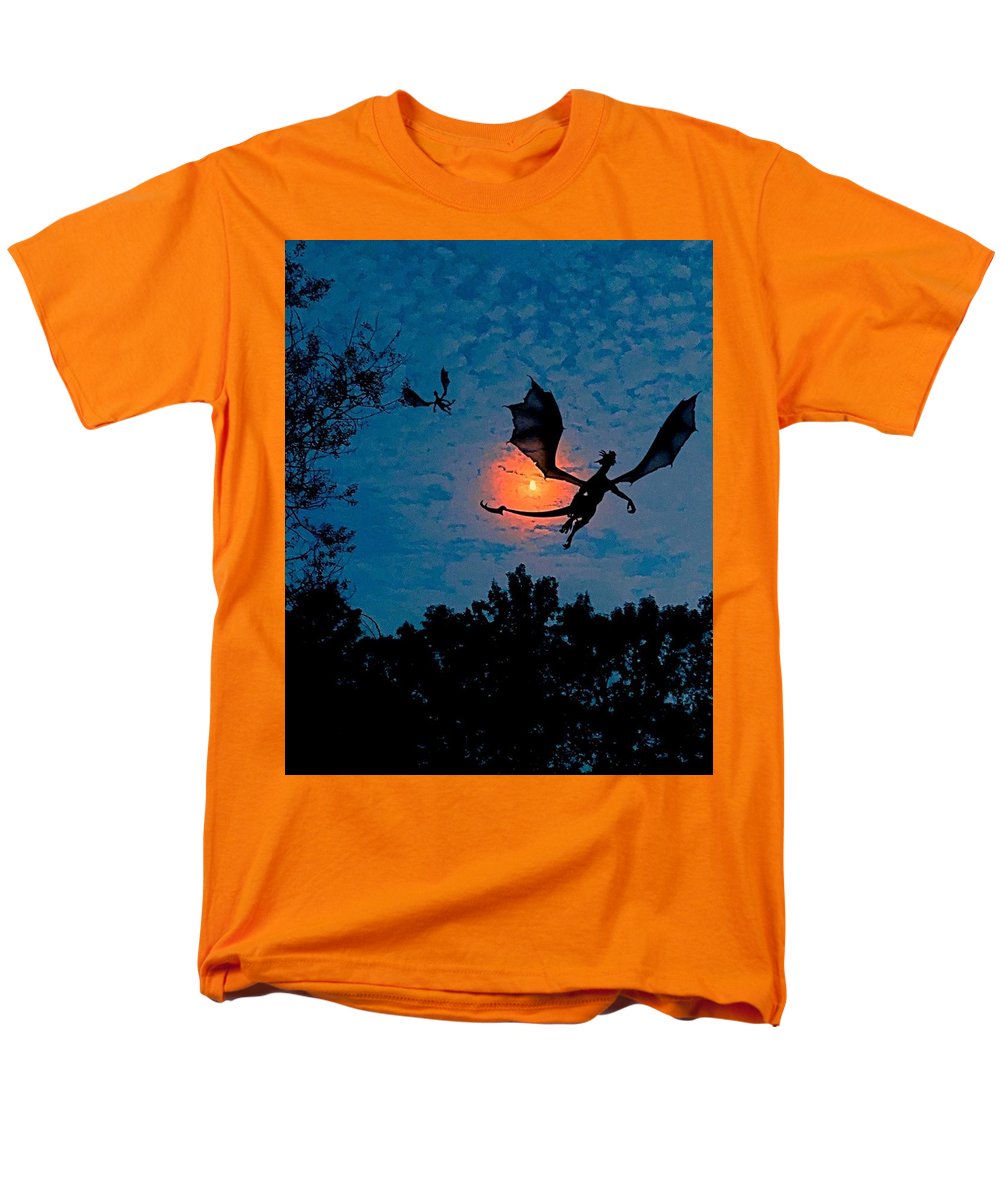 Dragon Night - Men's T-Shirt (Regular Fit)