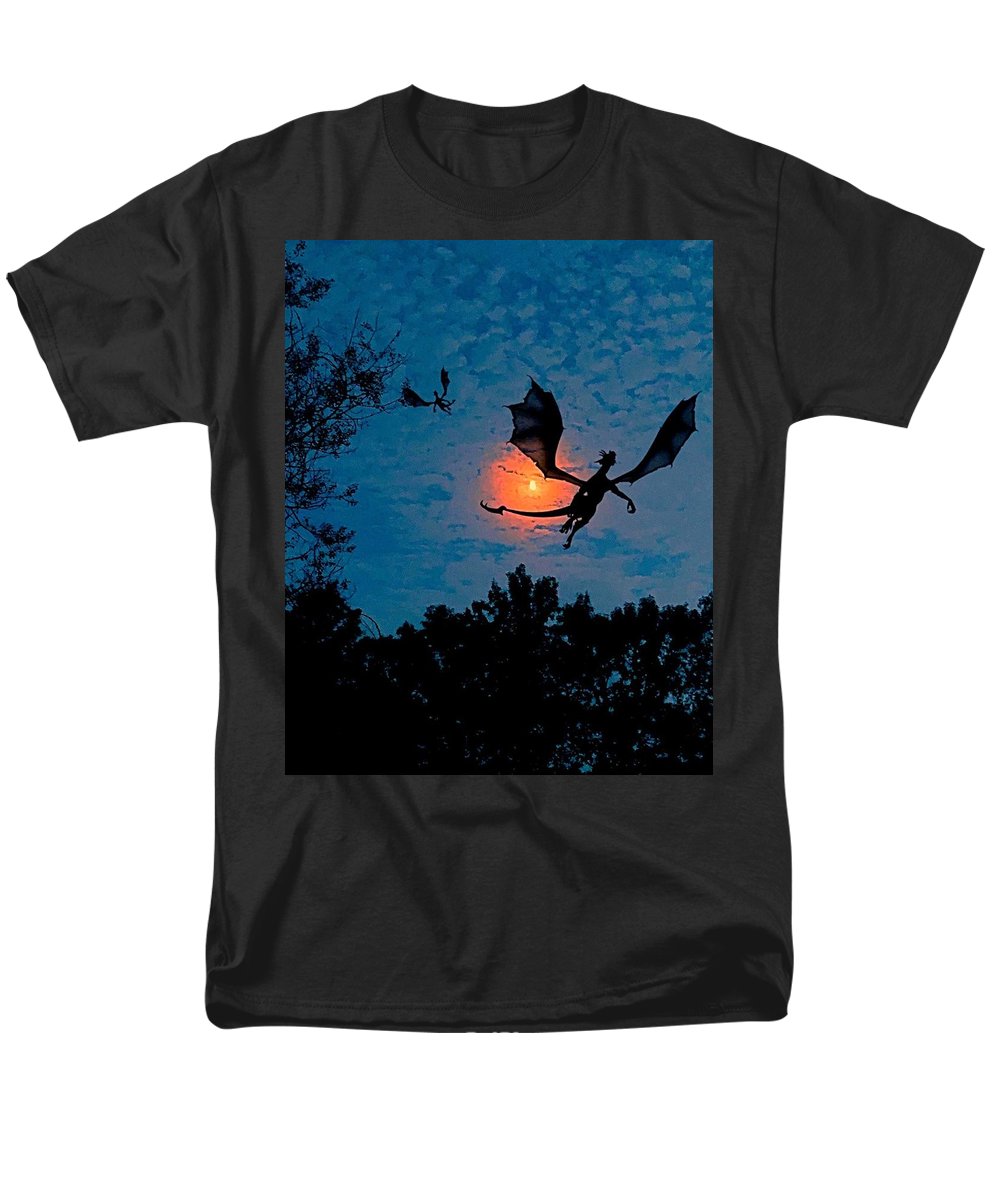 Dragon Night - Men's T-Shirt (Regular Fit)