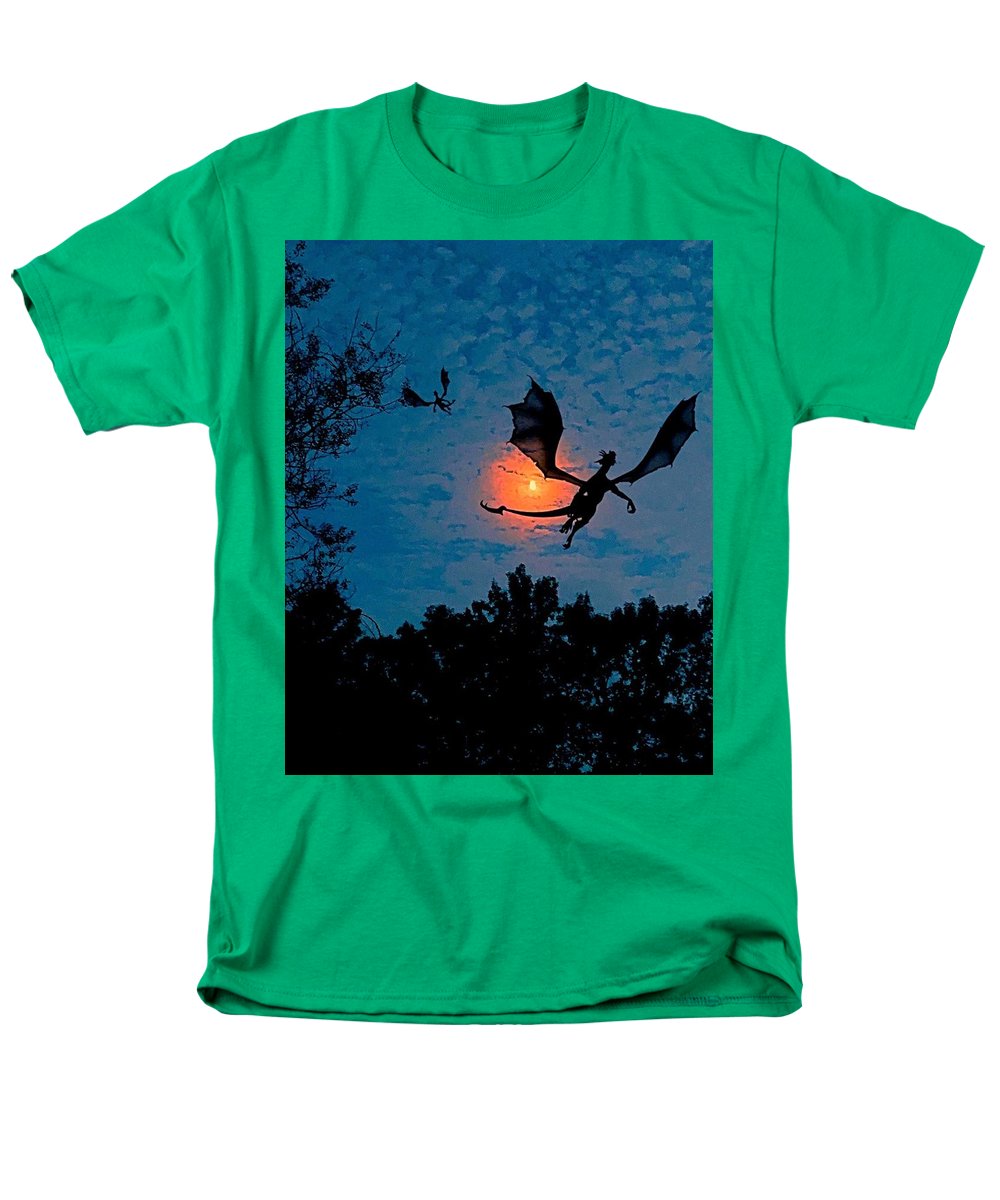 Dragon Night - Men's T-Shirt (Regular Fit)