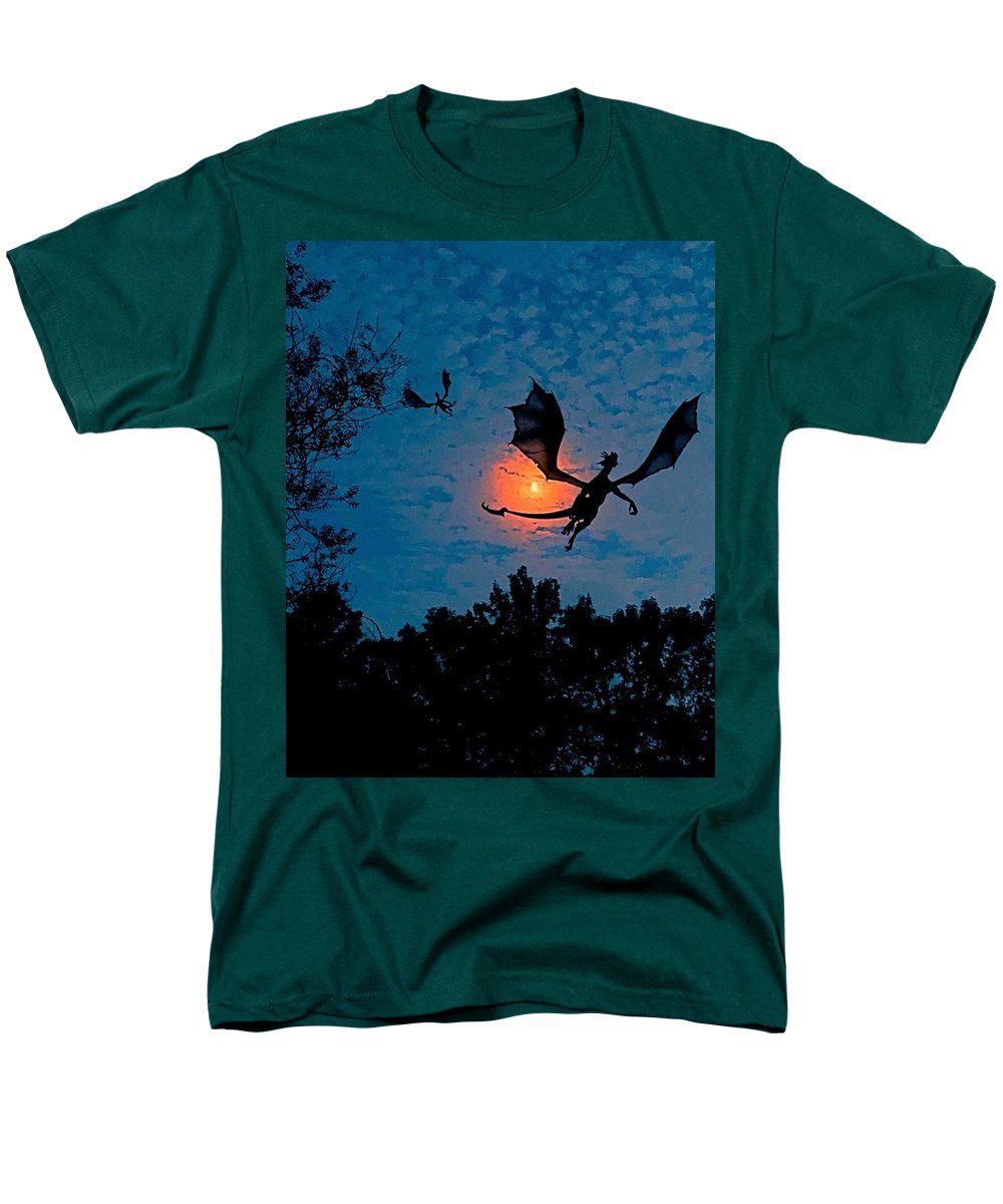 Dragon Night - Men's T-Shirt (Regular Fit)