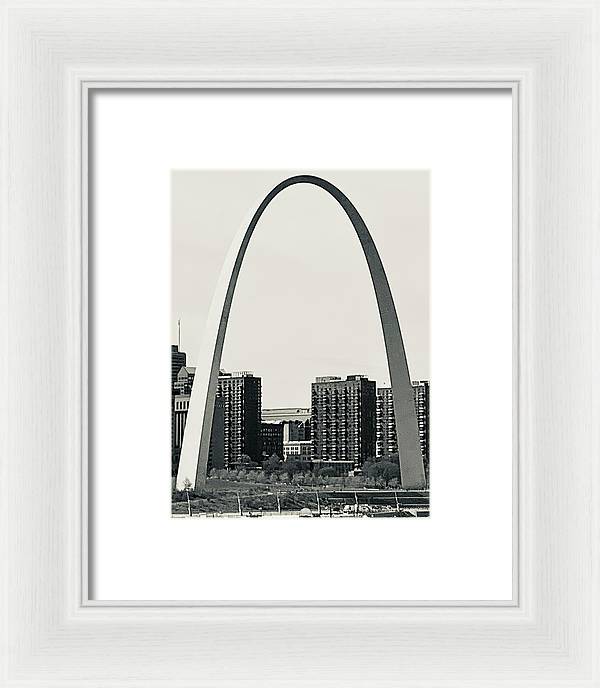 Driveby Shot of the Arch - Framed Print