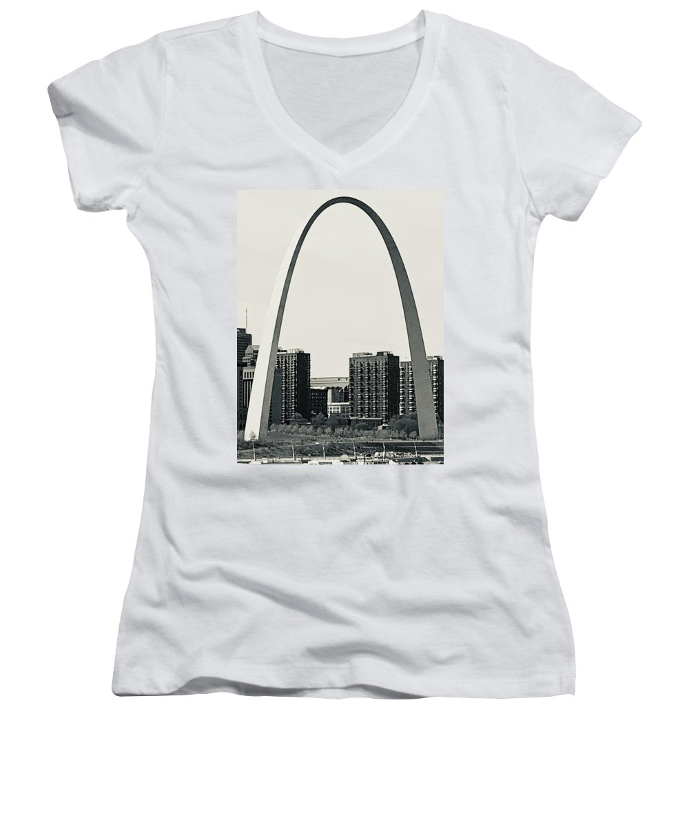 Driveby Shot of the Arch - Women's V-Neck