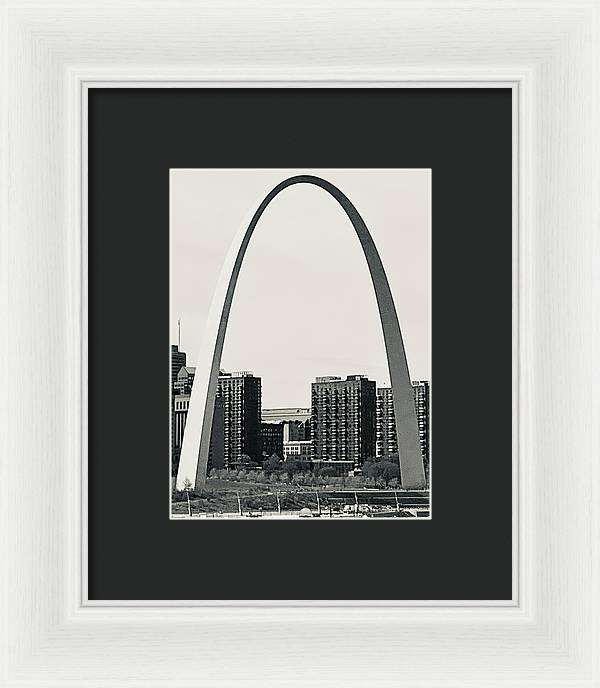 Driveby Shot of the Arch - Framed Print
