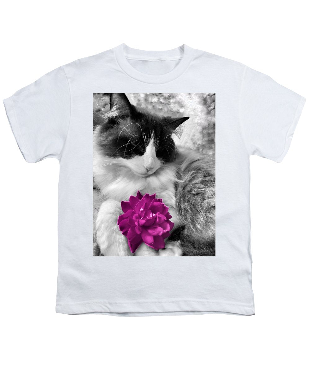 Fiona's Fuschia Flower - Youth T-Shirt