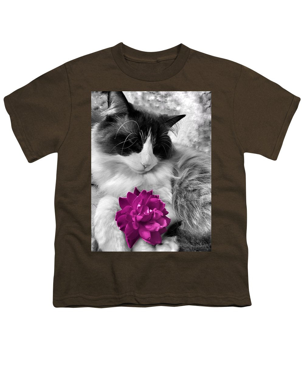 Fiona's Fuschia Flower - Youth T-Shirt
