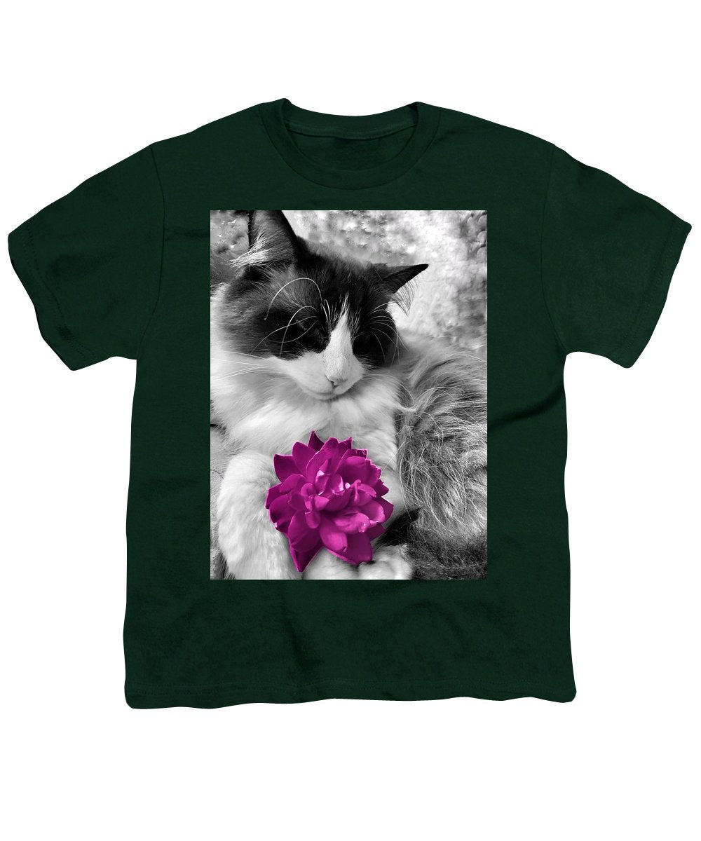 Fiona's Fuschia Flower - Youth T-Shirt