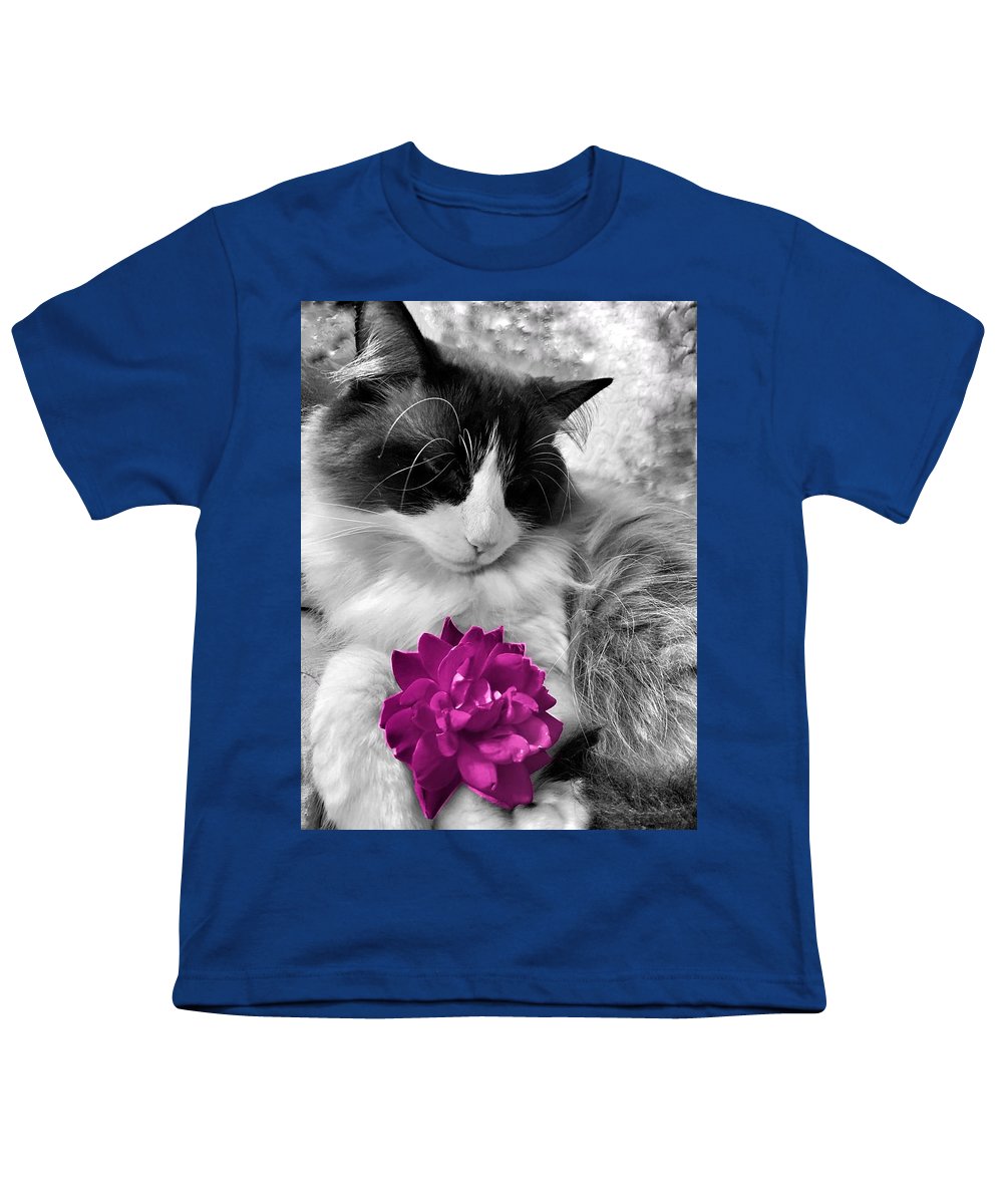 Fiona's Fuschia Flower - Youth T-Shirt