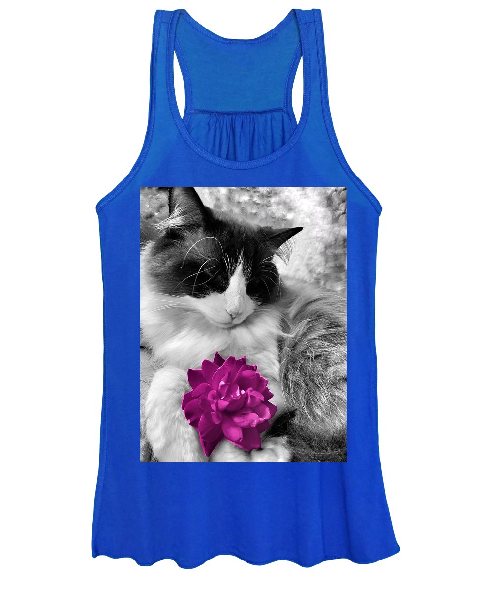 Fiona's Fuschia Flower - Women's Tank Top