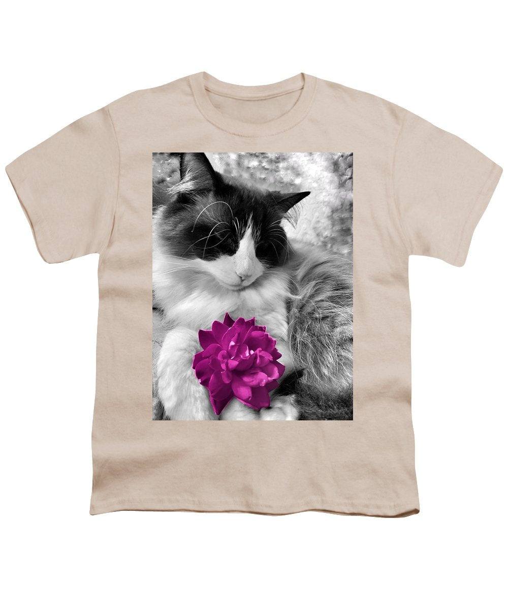 Fiona's Fuschia Flower - Youth T-Shirt