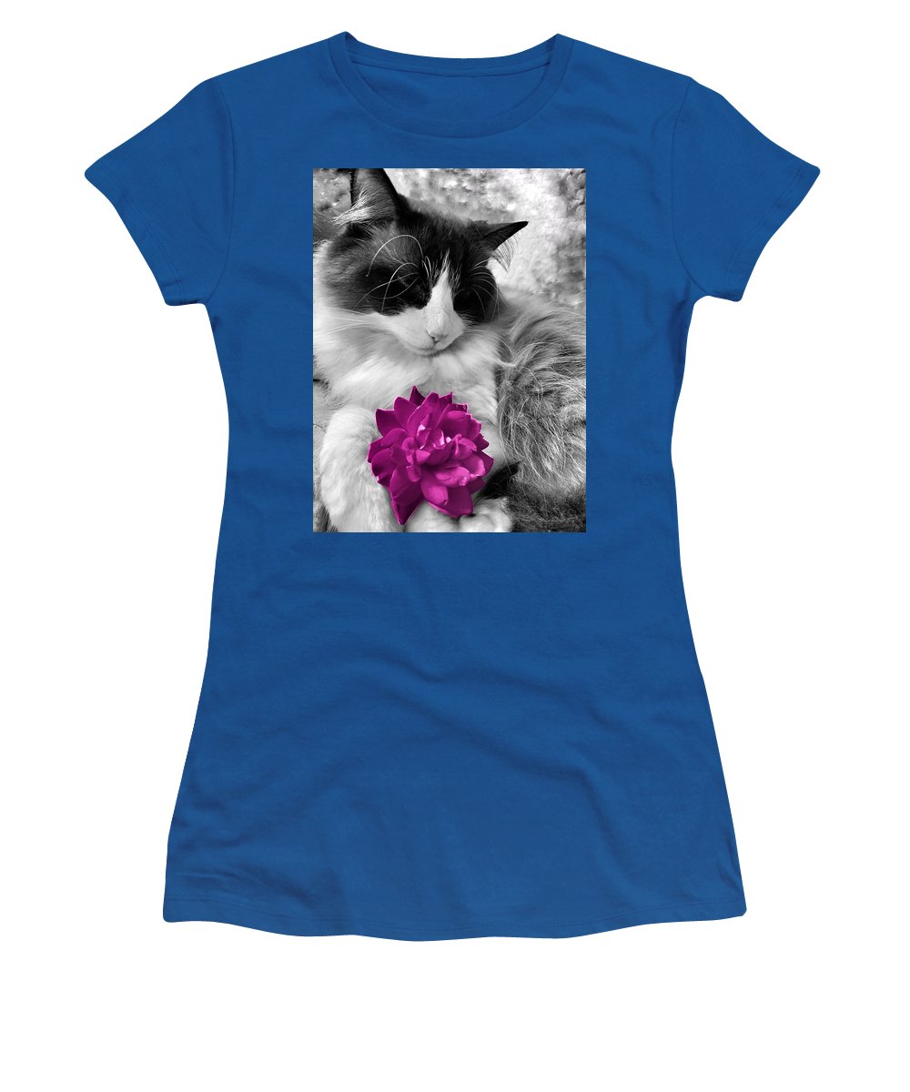 Fiona's Fuschia Flower - Women's T-Shirt