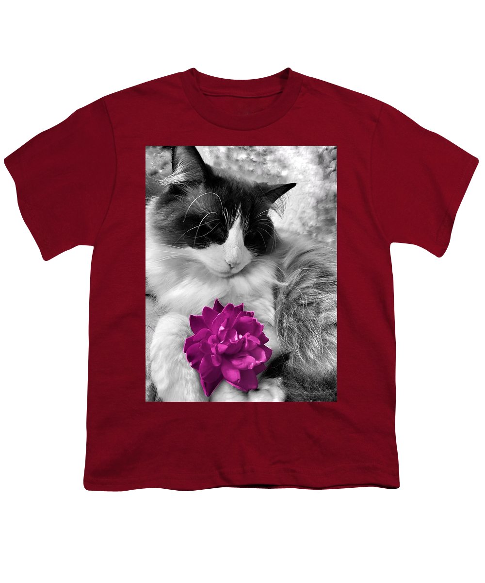 Fiona's Fuschia Flower - Youth T-Shirt