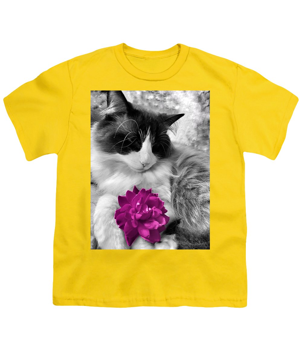 Fiona's Fuschia Flower - Youth T-Shirt