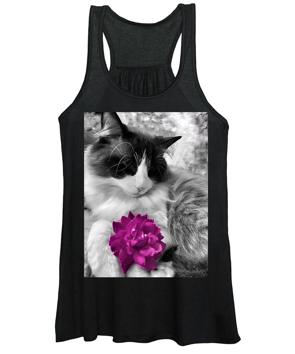 Fiona's Fuschia Flower - Women's Tank Top