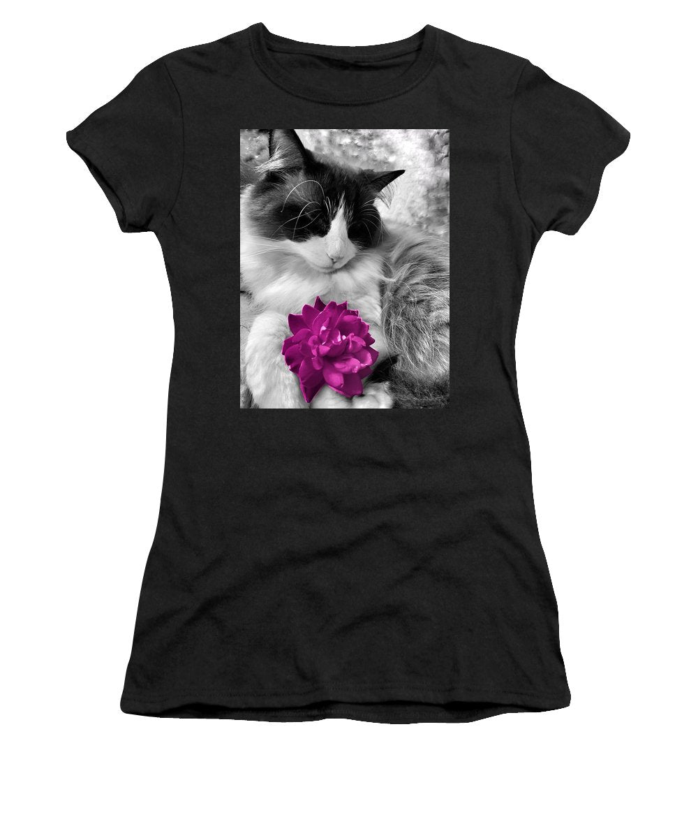 Fiona's Fuschia Flower - Women's T-Shirt