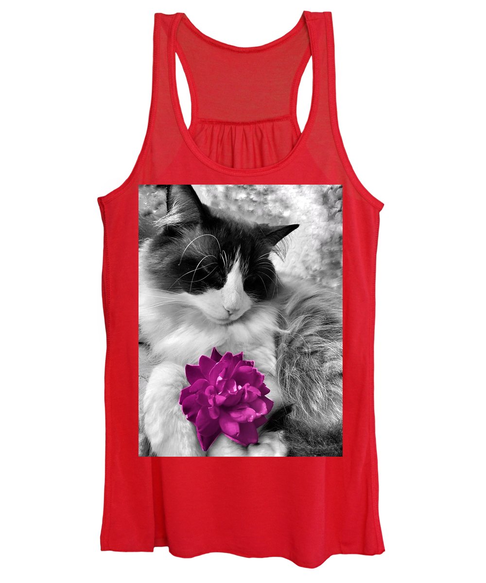 Fiona's Fuschia Flower - Women's Tank Top