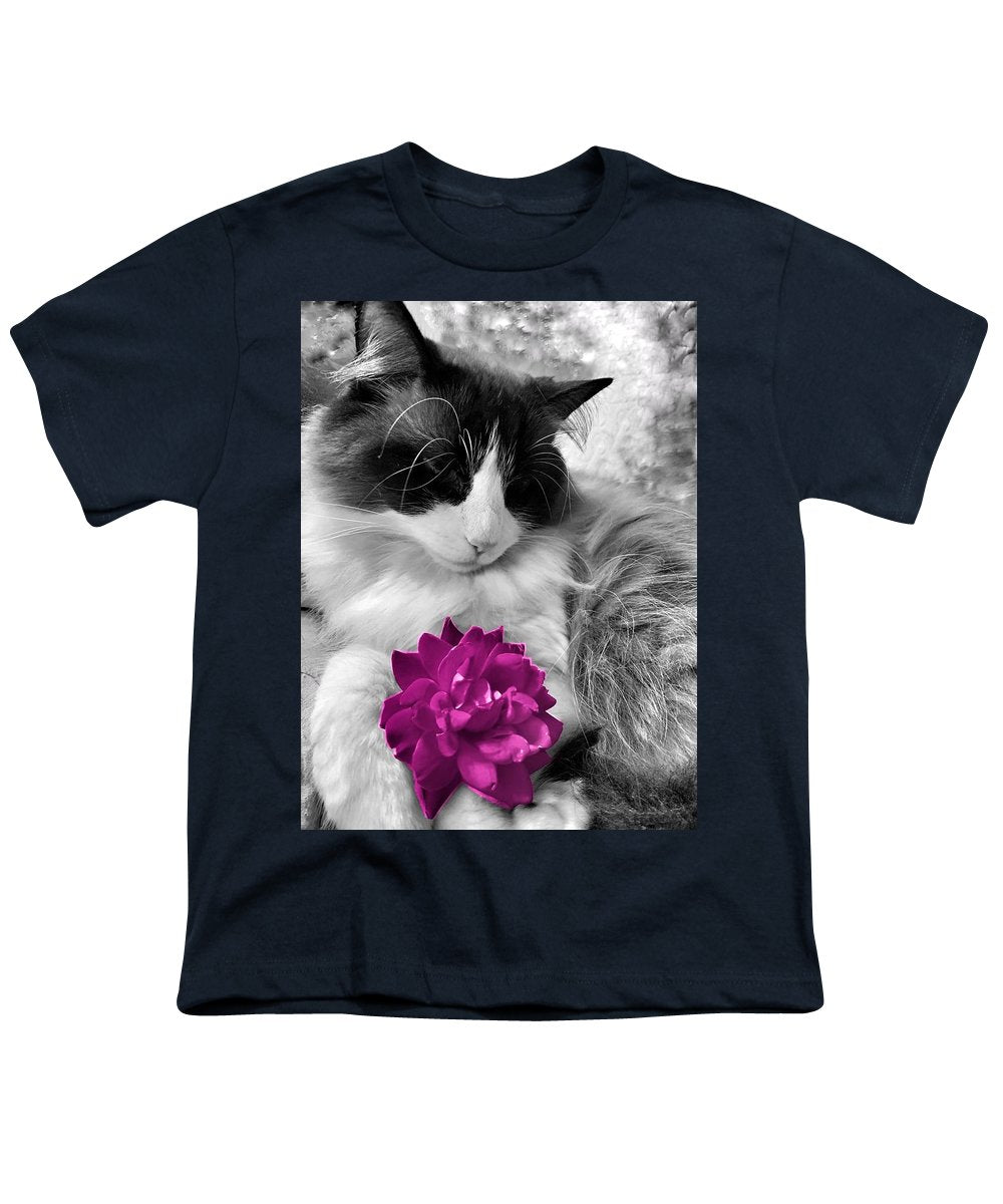 Fiona's Fuschia Flower - Youth T-Shirt