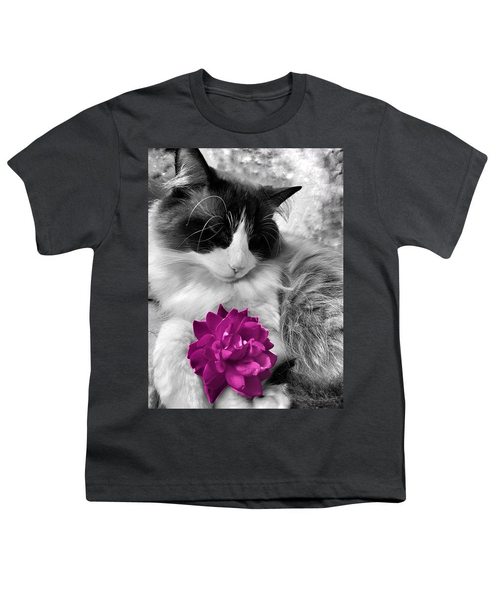 Fiona's Fuschia Flower - Youth T-Shirt