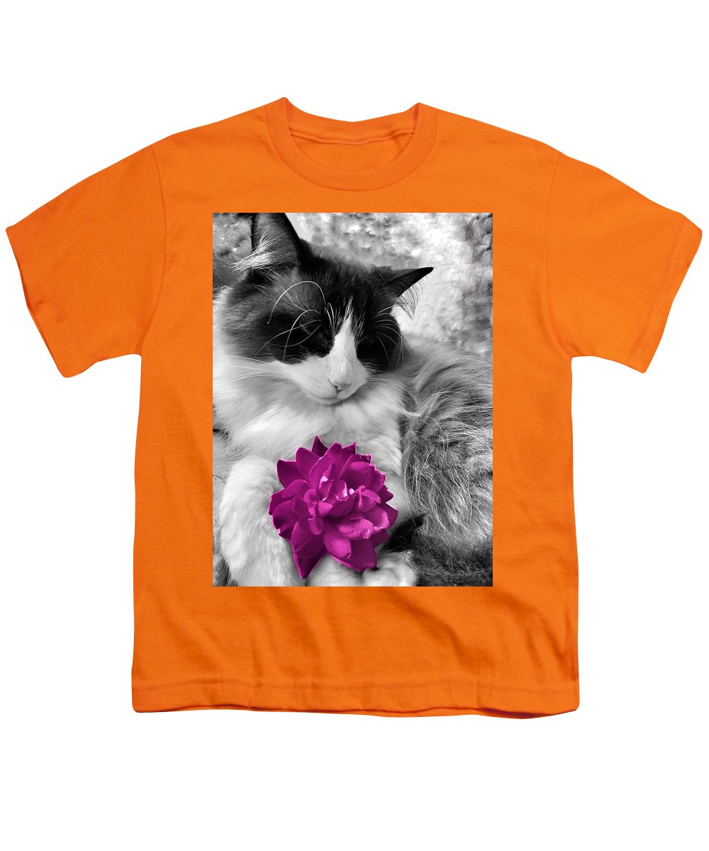 Fiona's Fuschia Flower - Youth T-Shirt