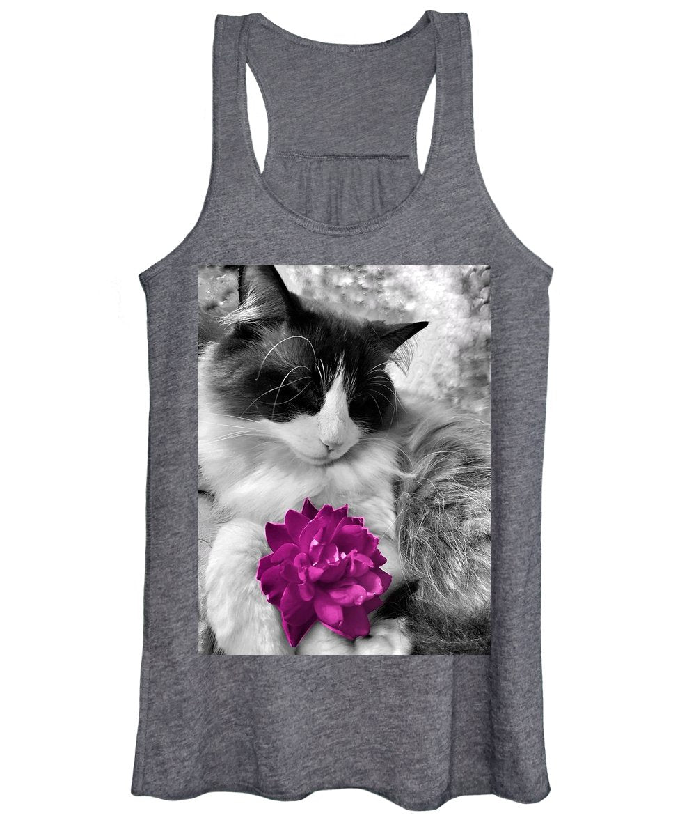 Fiona's Fuschia Flower - Women's Tank Top