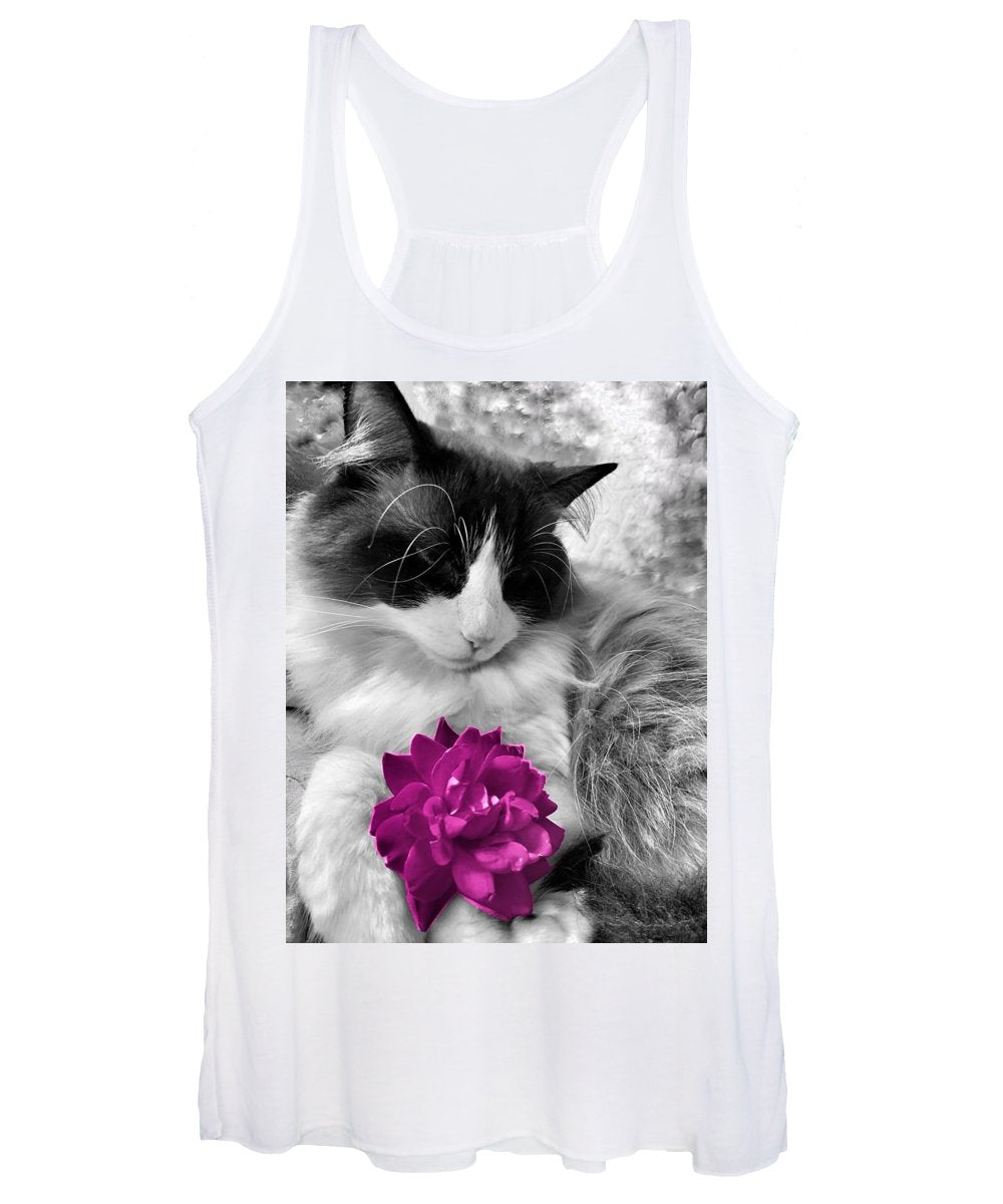 Fiona's Fuschia Flower - Women's Tank Top