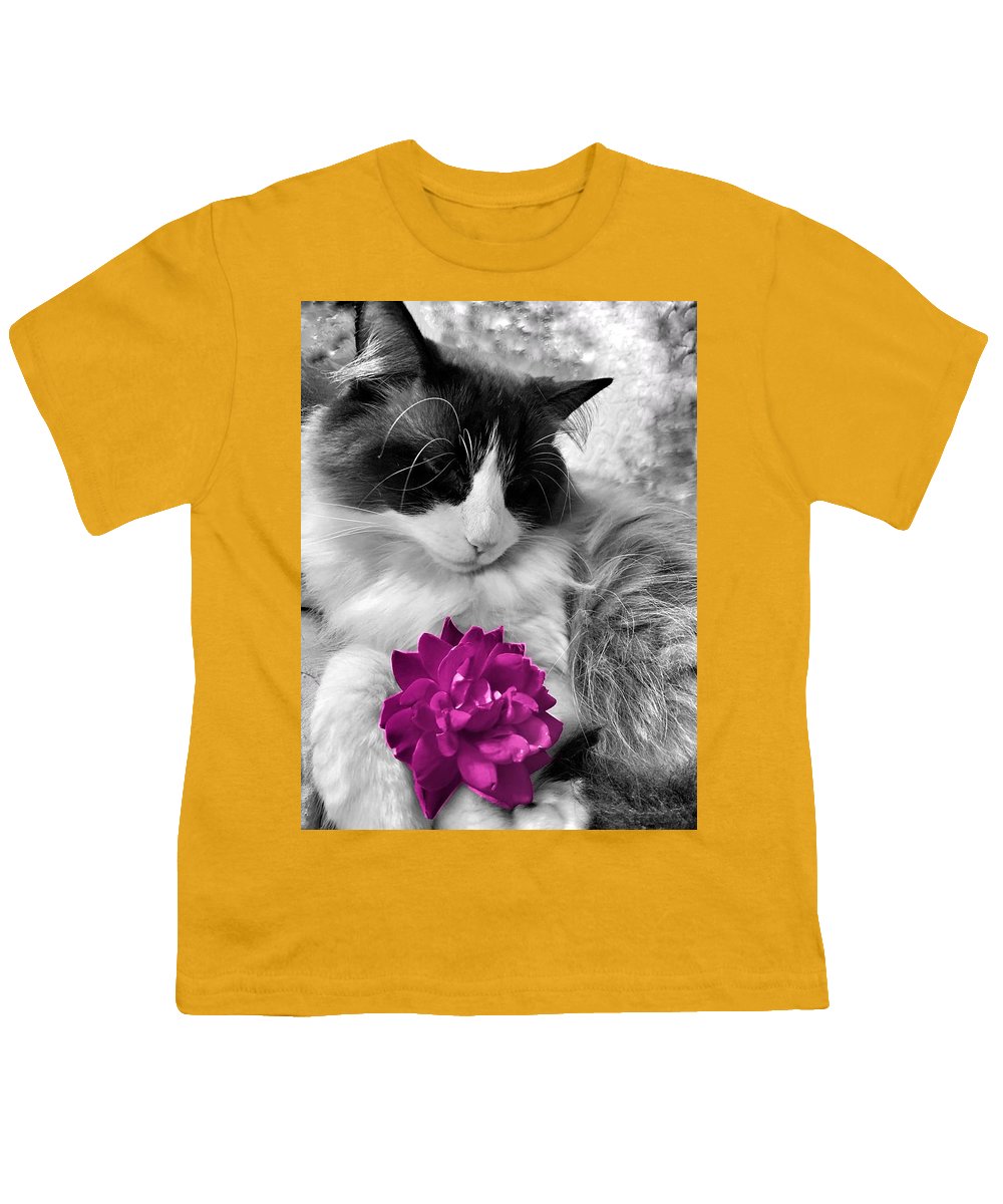 Fiona's Fuschia Flower - Youth T-Shirt