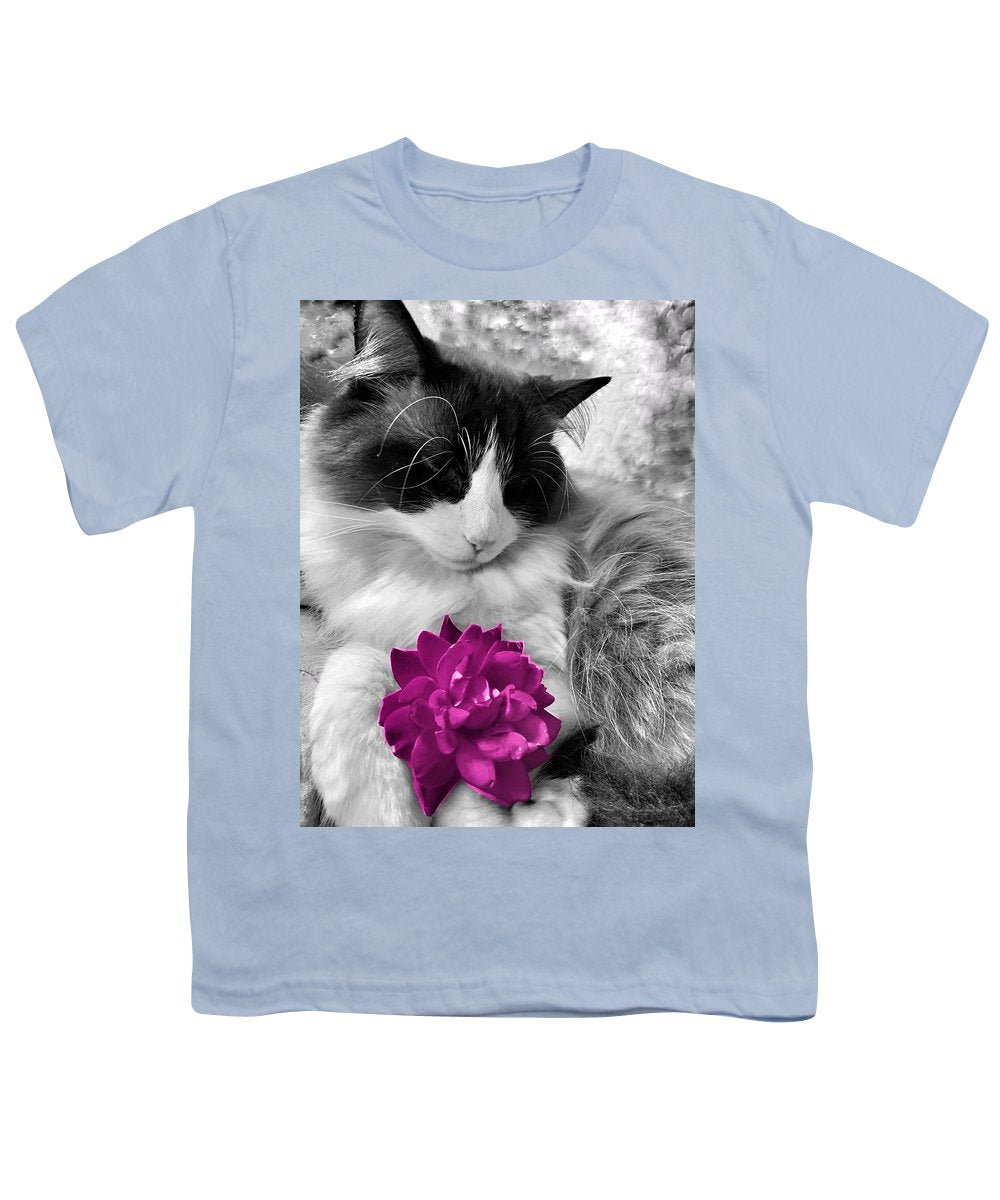 Fiona's Fuschia Flower - Youth T-Shirt
