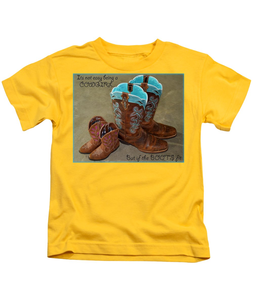 It's Not Easy Being s Cowgirl - Kids T-Shirt