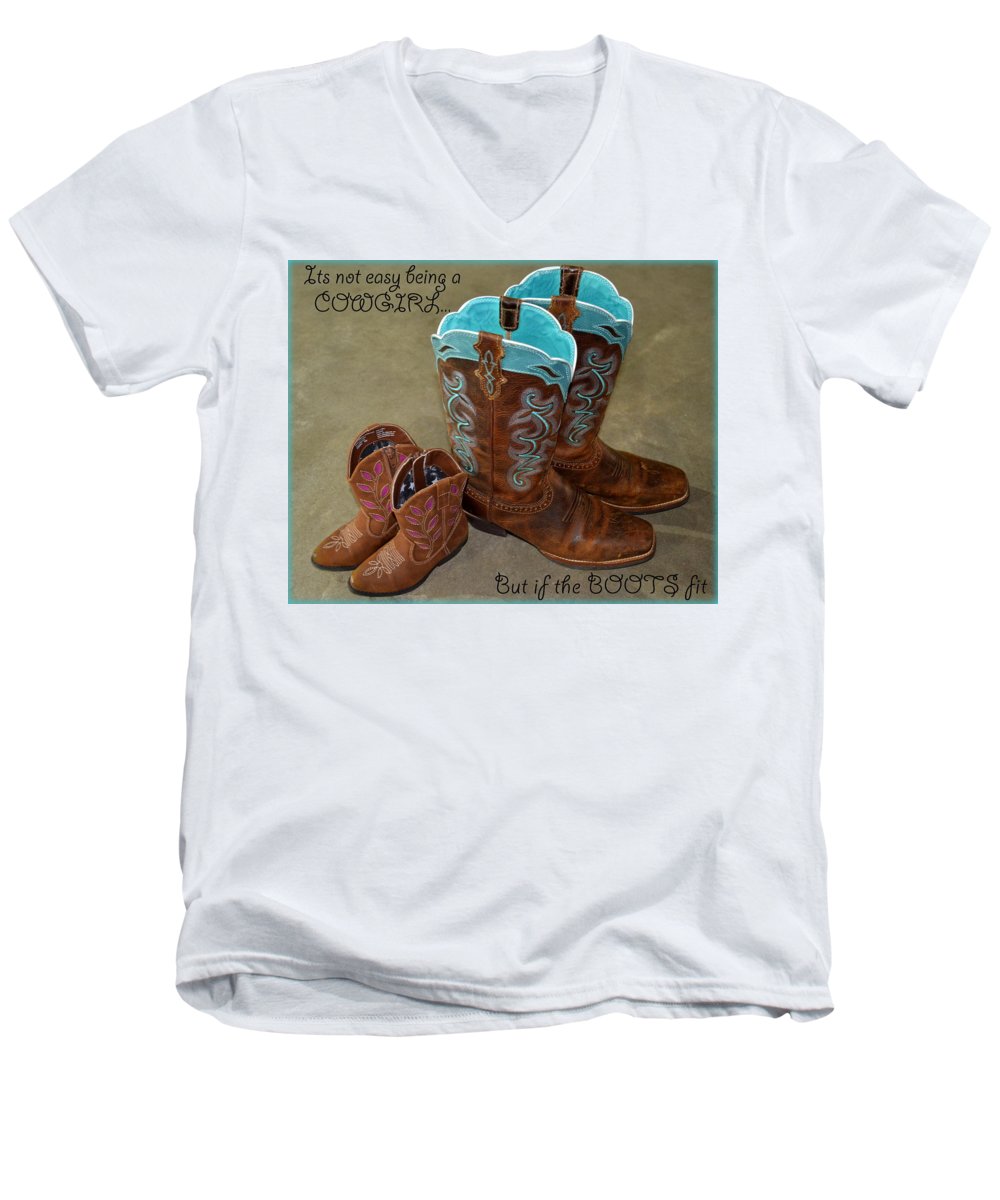 It's Not Easy Being s Cowgirl - Men's V-Neck T-Shirt