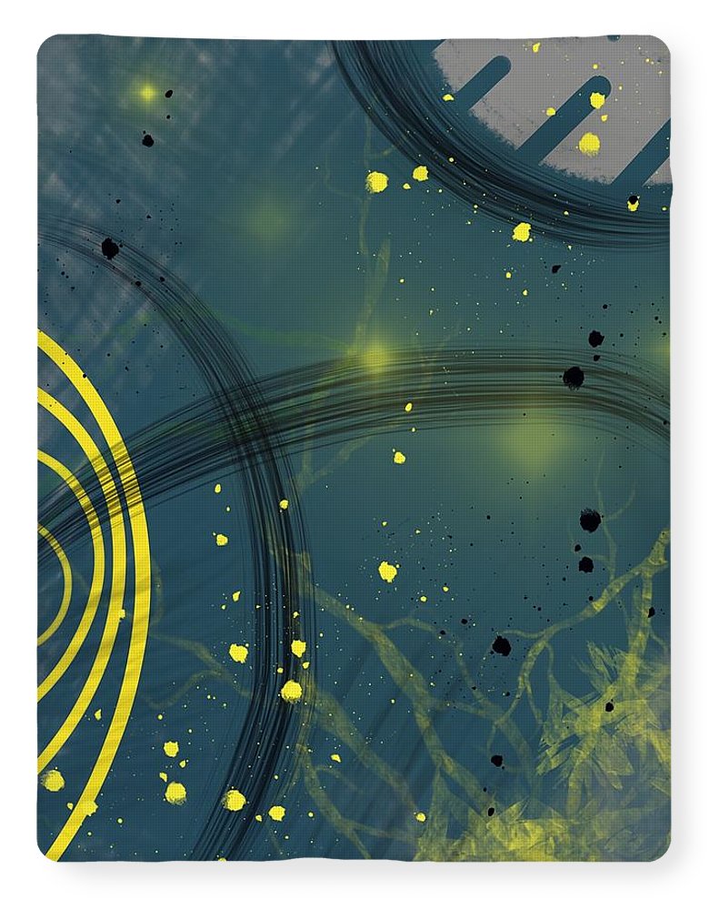 Jaune Abstrait - Blanket