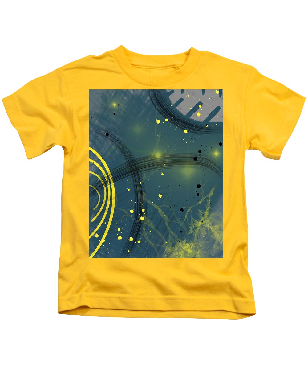 Jaune Abstrait - Kids T-Shirt