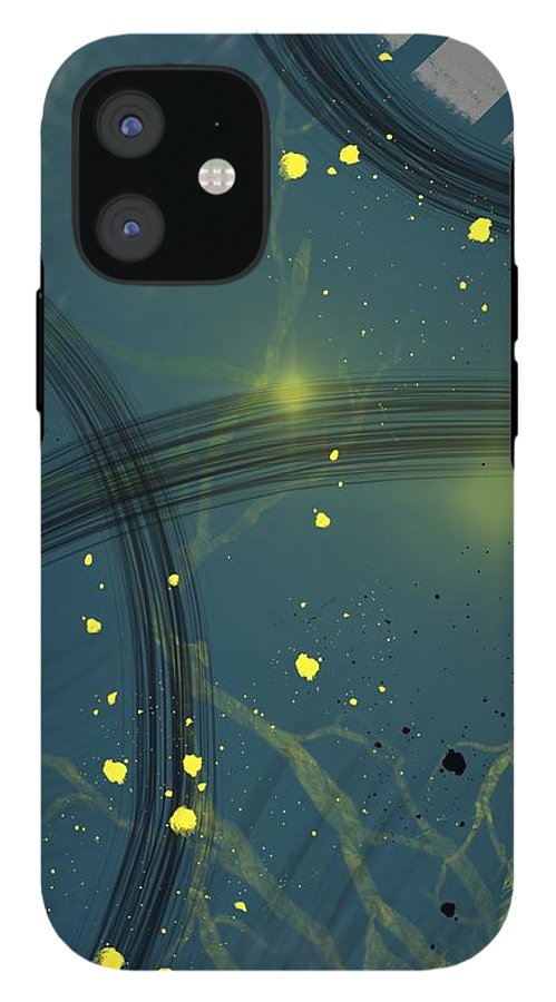 Jaune Abstrait - Phone Case