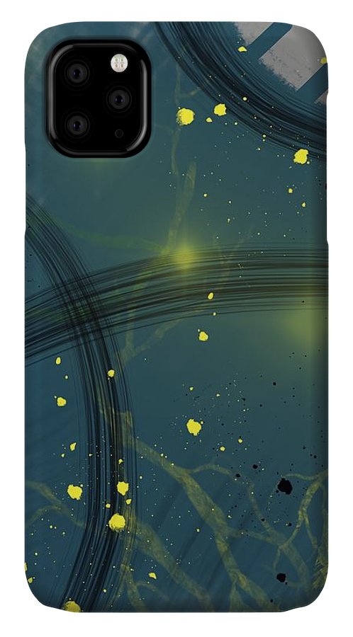 Jaune Abstrait - Phone Case