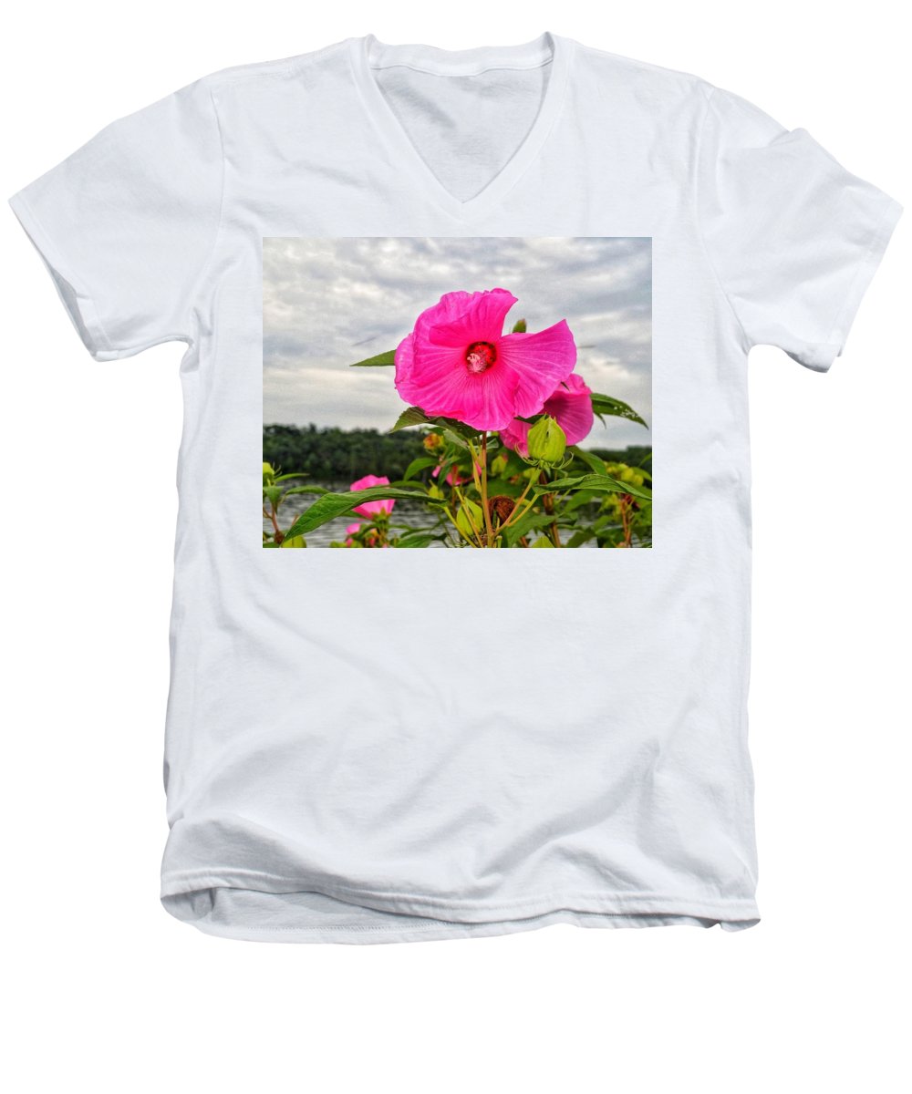 Lakeside Stunner - Men's V-Neck T-Shirt