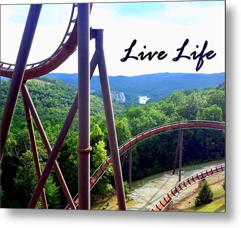 Live Life - Metal Print