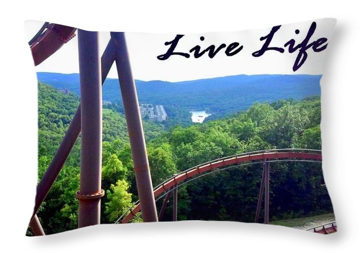 Live Life - Throw Pillow