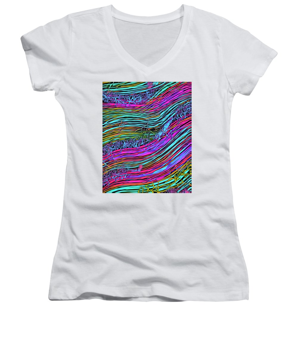 Neon Circuit - Women's V-Neck