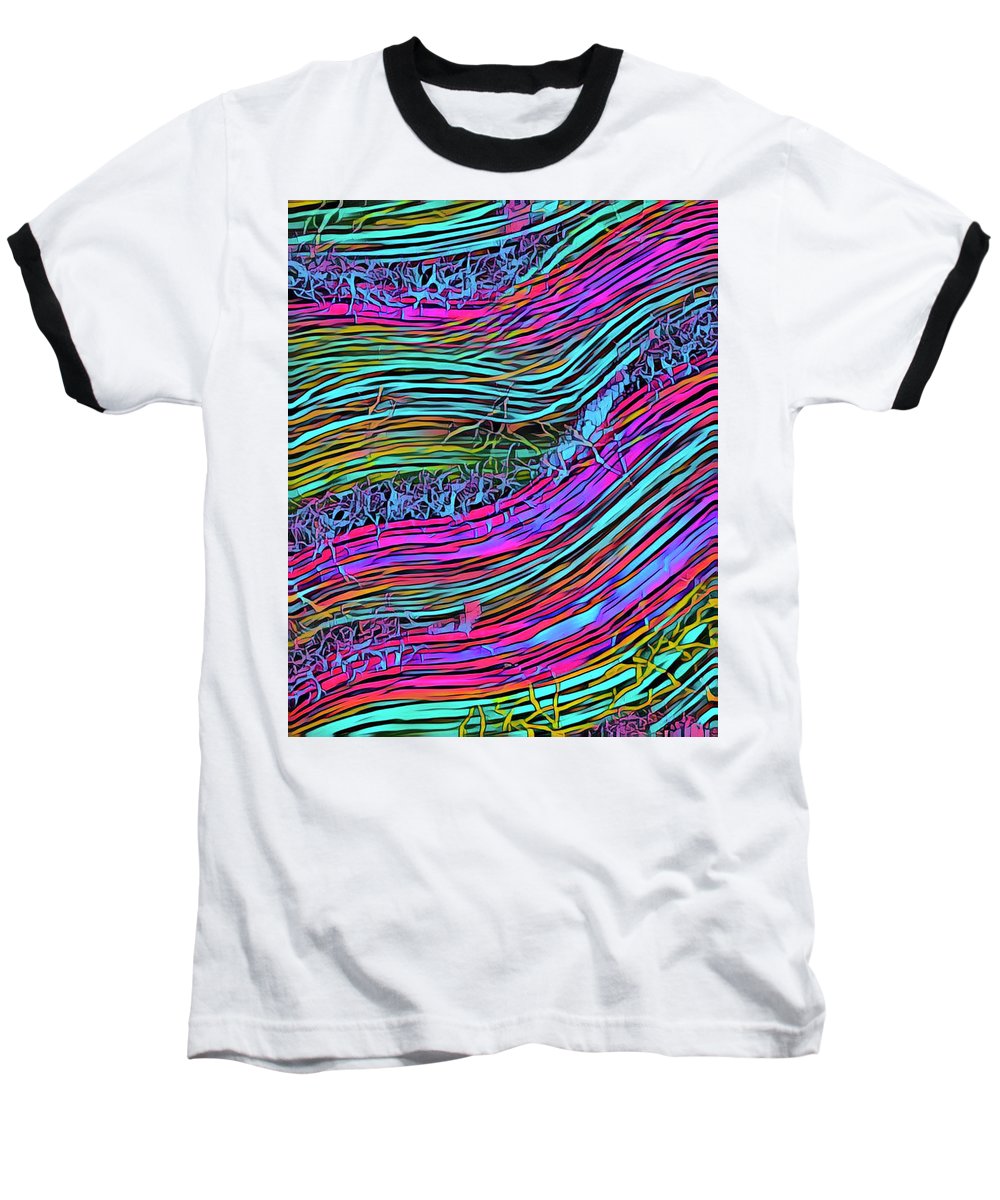 Neon Circuit - Baseball T-Shirt
