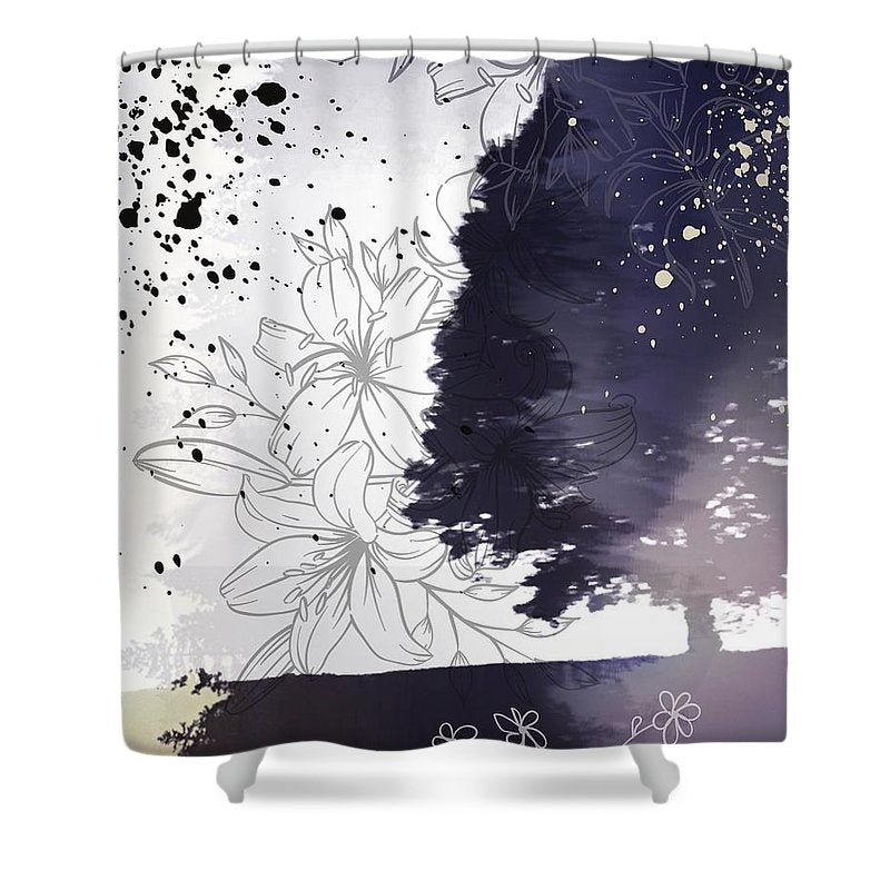 Outdoor Splatter - Shower Curtain
