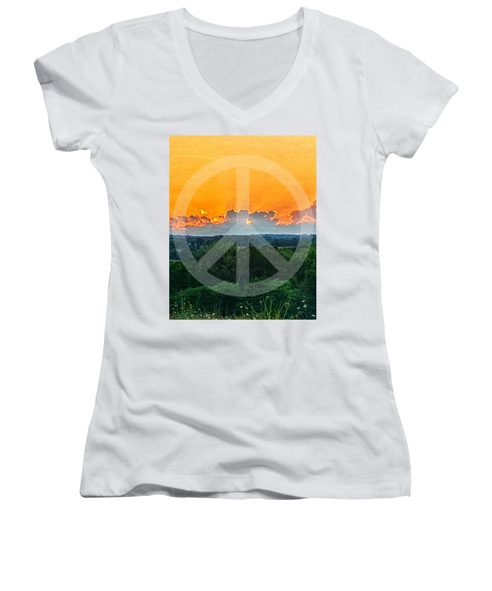 Peace on Earth - Women's V-Neck