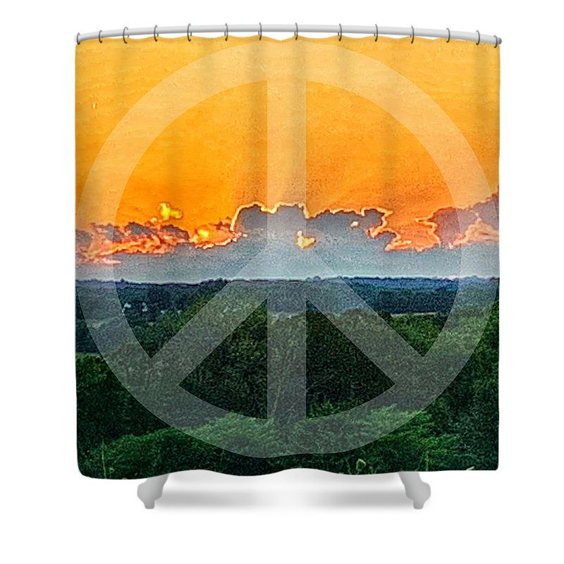Peace on Earth - Shower Curtain