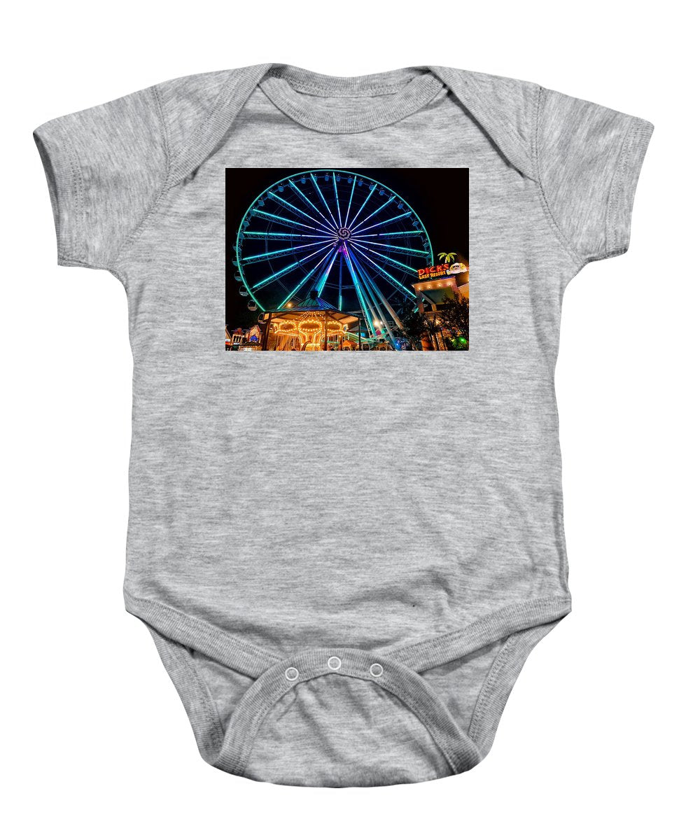 The Island Wheel Color - Baby Onesie