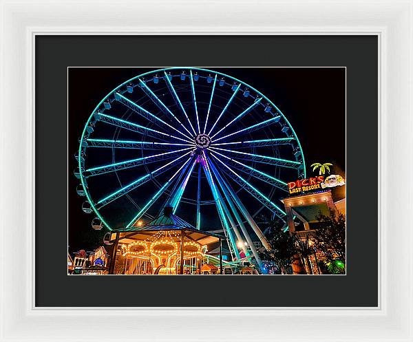 The Island Wheel Color - Framed Print