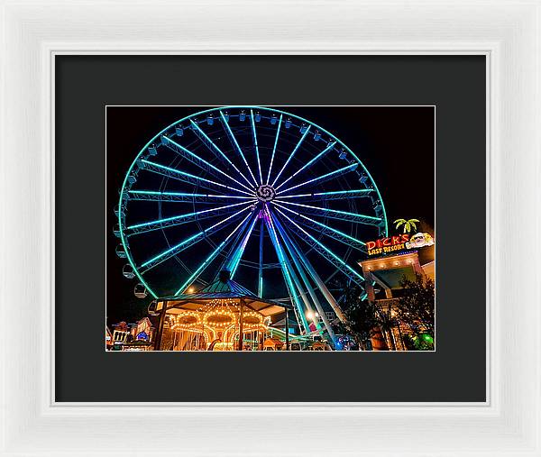 The Island Wheel Color - Framed Print