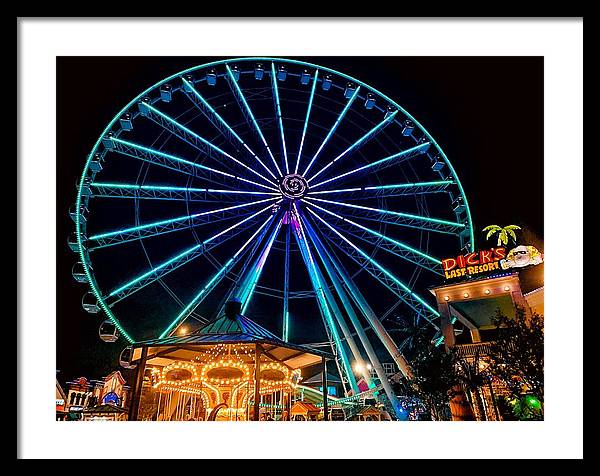 The Island Wheel Color - Framed Print