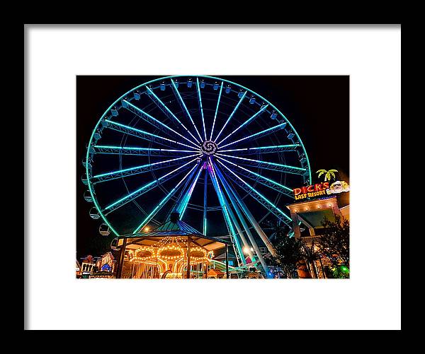 The Island Wheel Color - Framed Print
