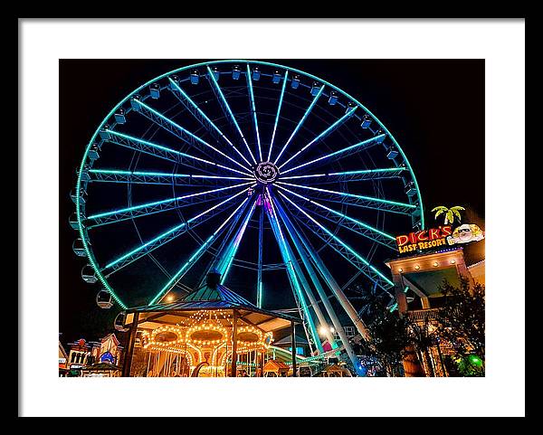 The Island Wheel Color - Framed Print