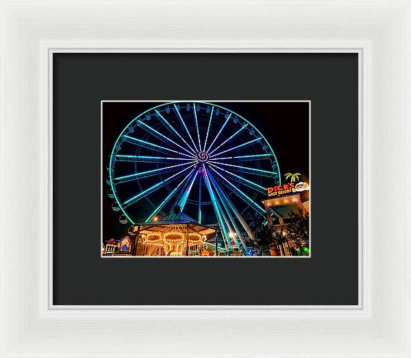 The Island Wheel Color - Framed Print